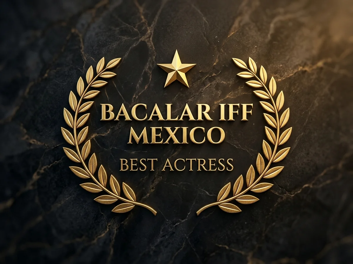 Bacalar International Film Festival Mexico Best Actress laurel emblem